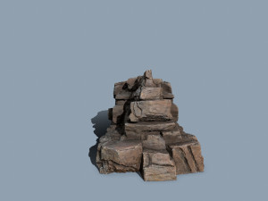 Cliff rocks 3D 모델