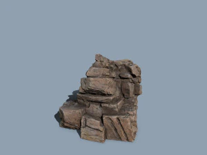 Cliff rocks 3D Model