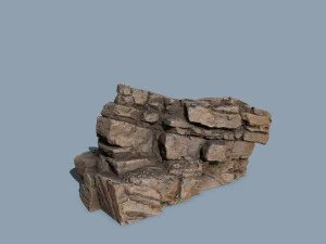 Cliff rocks 3D Model