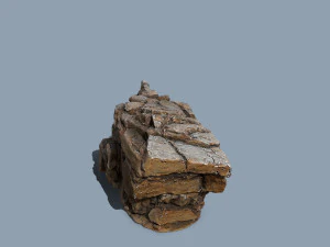 Cliff rocks 3D Model
