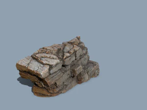 Cliff rocks 3D Model