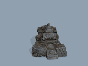 Cliff rocks 3D 模型