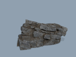 Cliff rocks 3D 模型