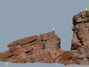 Rocce del deserto Modello 3D