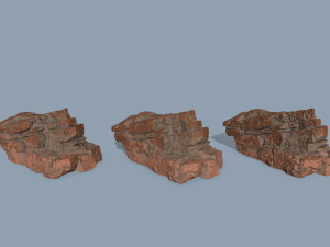 Desert rocks 3D Model