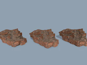 Desert rocks 3D Model