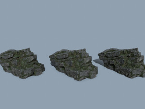 Cliff rocks 3D 모델