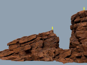 Rocce del deserto Modello 3D