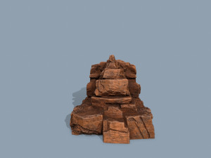 Desert rocks 3D Model