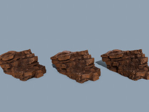 Desert rocks 3D Model