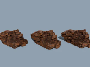 Desert rocks 3D Model