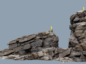 Cliff rocks Modelo 3D