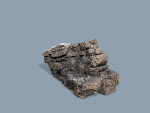 Cliff rocks 3D Model