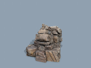 Cliff rocks 3D Model