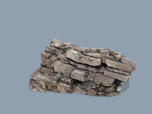 Cliff rocks 3D Model