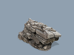 Cliff rocks 3D Model