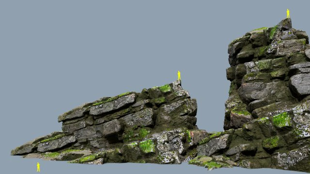 Forest rocks 3D Model .c4d .max .obj .3ds .fbx .stl .blend 