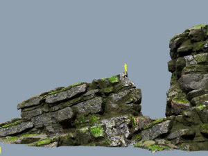 Leśne skały Model 3D