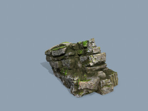 Forest rocks Modèle 3D
