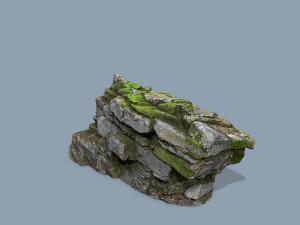 Forest rocks Modèle 3D