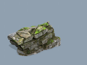 Forest rocks Modèle 3D