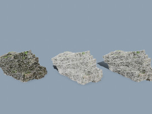 Forest rocks Modèle 3D