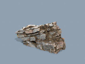Cliff rocks 3D Model