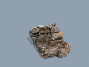 Cliff rocks 3D Model