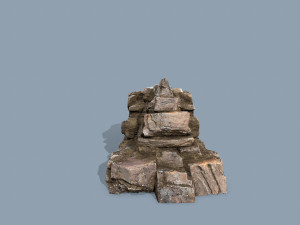 Cliff rocks 3D Model