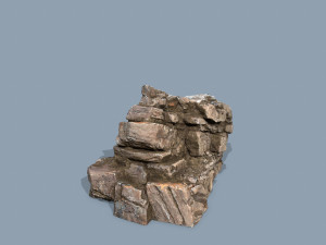 Cliff rocks 3D Model