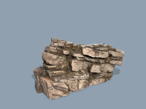 Cliff rocks 3D Model