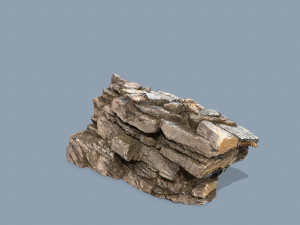 Cliff rocks 3D Model