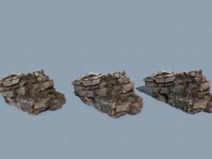 Cliff rocks 3D Model