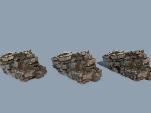 Cliff rocks 3D Model