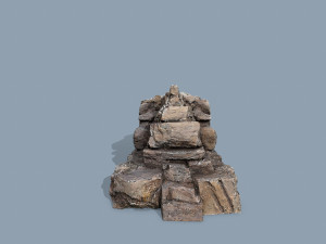 Cliff rocks 3D Model