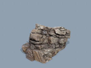 Cliff rocks 3D Model
