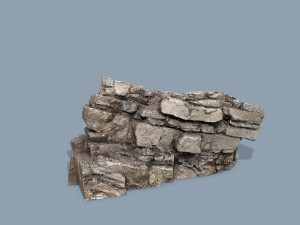 Cliff rocks 3D Model