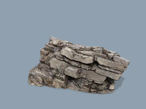 चट्टानी चट्टानें 3D मॉडल