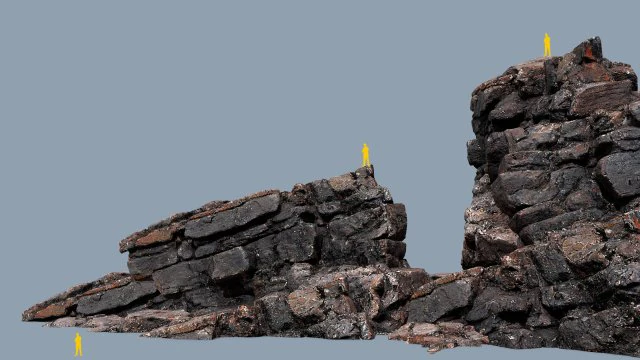 Lava rocks 3D Model .c4d .max .obj .3ds .fbx .stl .blend 