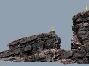 Lav kayaları 3D Model