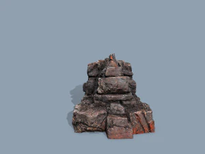 Lava rocks 3D Model