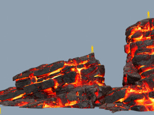 Lava rocks 3Dモデル