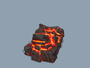 Lava rocks 3D Model
