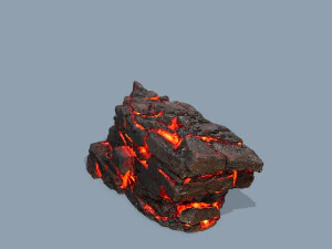 Lava rocks 3D Model