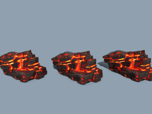 Lava rocks 3Dモデル