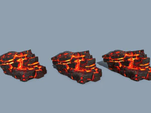 Lava rocks 3D Model
