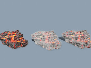 Lava rocks 3Dモデル