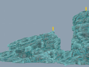 Ice rocks 3D मॉडल