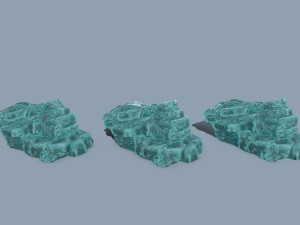 Ice rocks Model 3D