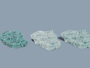 Ice rocks Model 3D